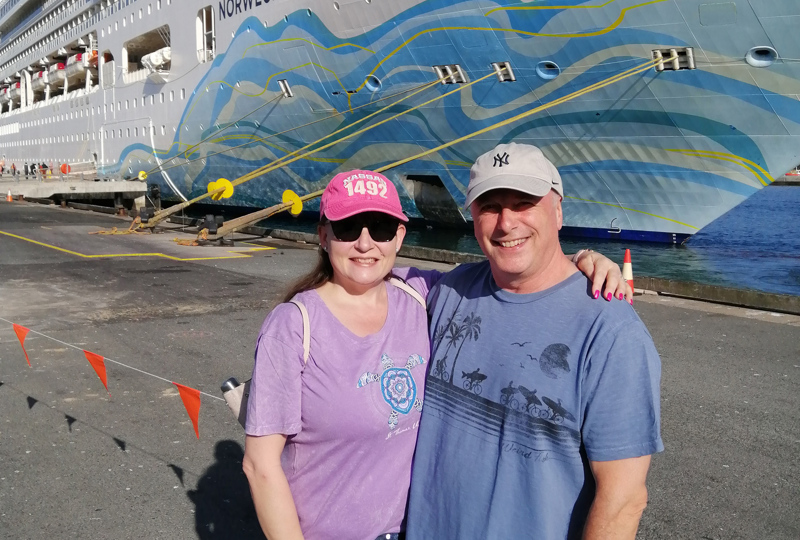 Customers on Norwegian Spirit