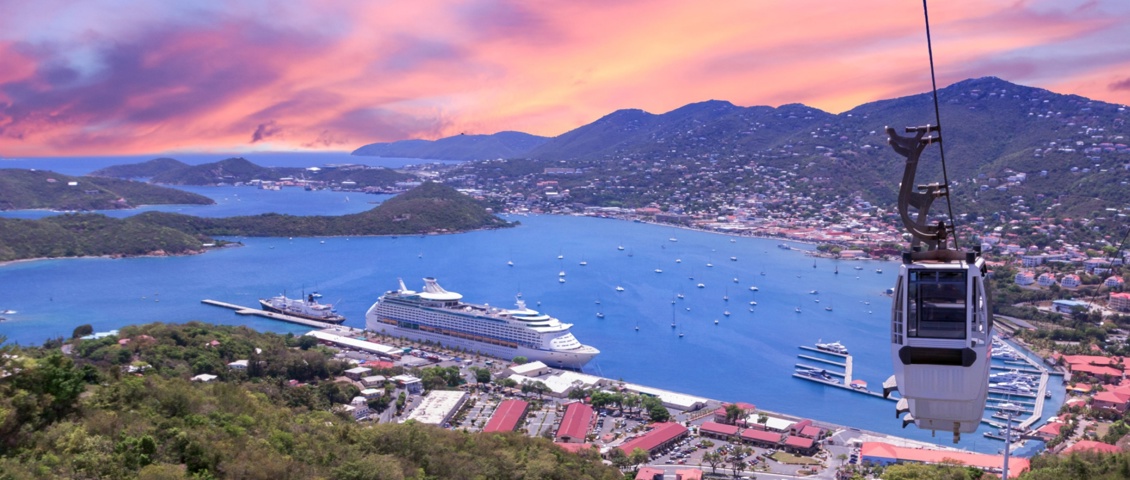 Skyride to Paradise Point, United States Virgin Islands