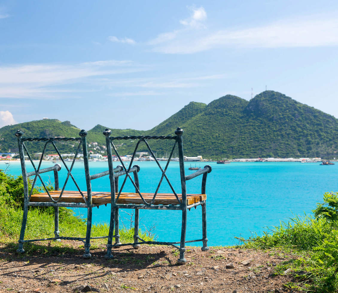 Overlook viewpoint over Philipsburg  